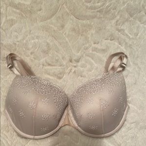 Victorias Secret Demi Uplift Bra 34DD Blush Pink/Nude